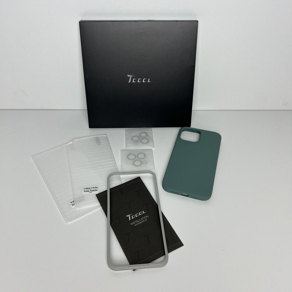 TOCOL iPhone 13 Pro Max Phone Case 2 Pack Screen Protector 2 Pack Lens Protector